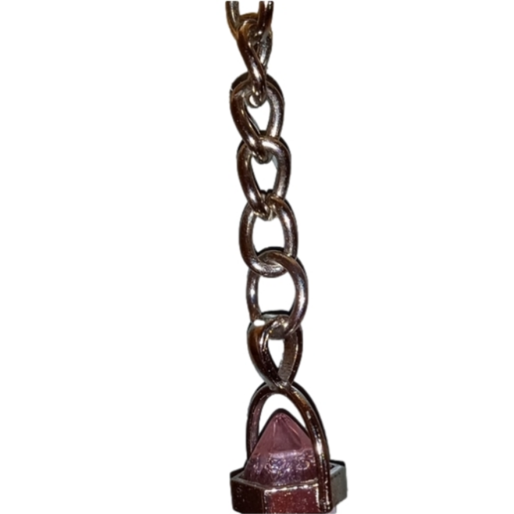Light pink crystal Keychain - Picture 2 of 4